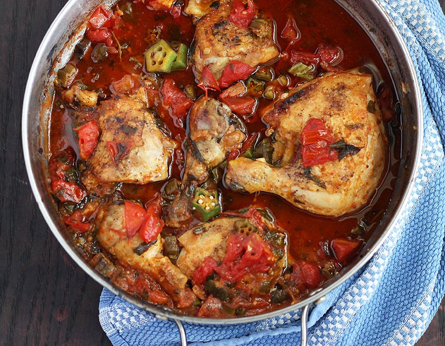 Chicken with Okra and Tomatoes IMG 5705