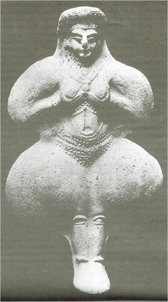 Μεσοποταμία 4ος αι. π.Χ.  Η θεότητα προτείνει τους μαστούς της