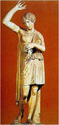 Η πληγωμένη Αμαζόνα του Πολυκλείτου  Ρωμαϊκό αντίγραφο, Μουσείο Καπιτωλίου, Ρώμη