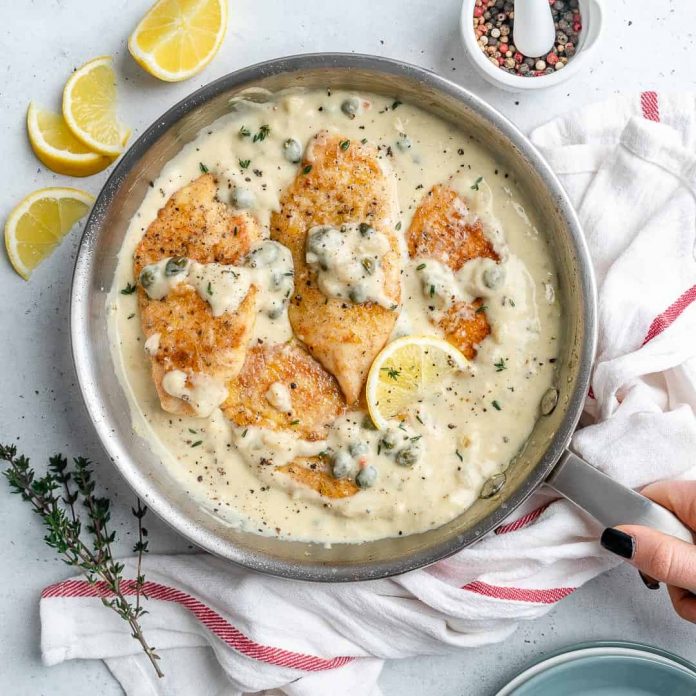 Creamy chicken piccata 2